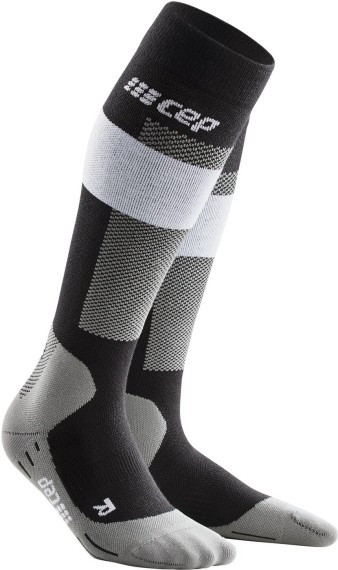 Cep CEP merino socks, skiing, tall, v2, women grey