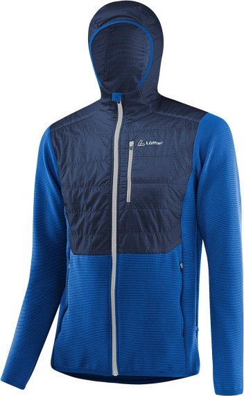 Löffler M HOODED HYBRIDJACKET OZZY PL DARK BLUE